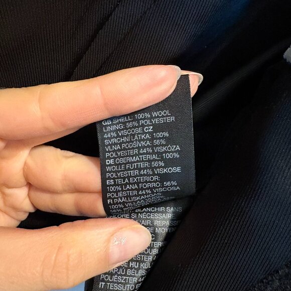 & Other Stories Short Boxy Wool Coat - Picture 6 of 6